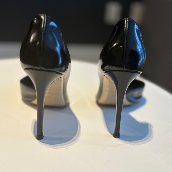 Black patent designer pumps 38 - Picture 3 of 6